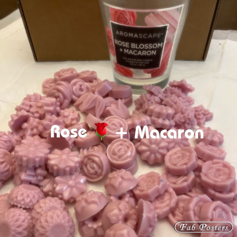COPY - Rose Macaroon wax melts